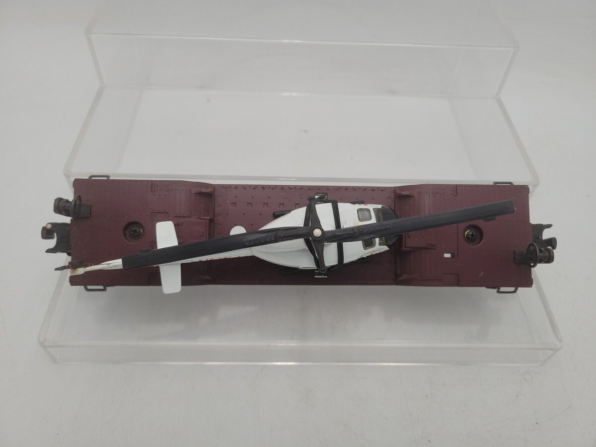 Lionel 6-16968 O Gauge Aviation Flatcar with Lionel Helicopter #6461 EX/Box