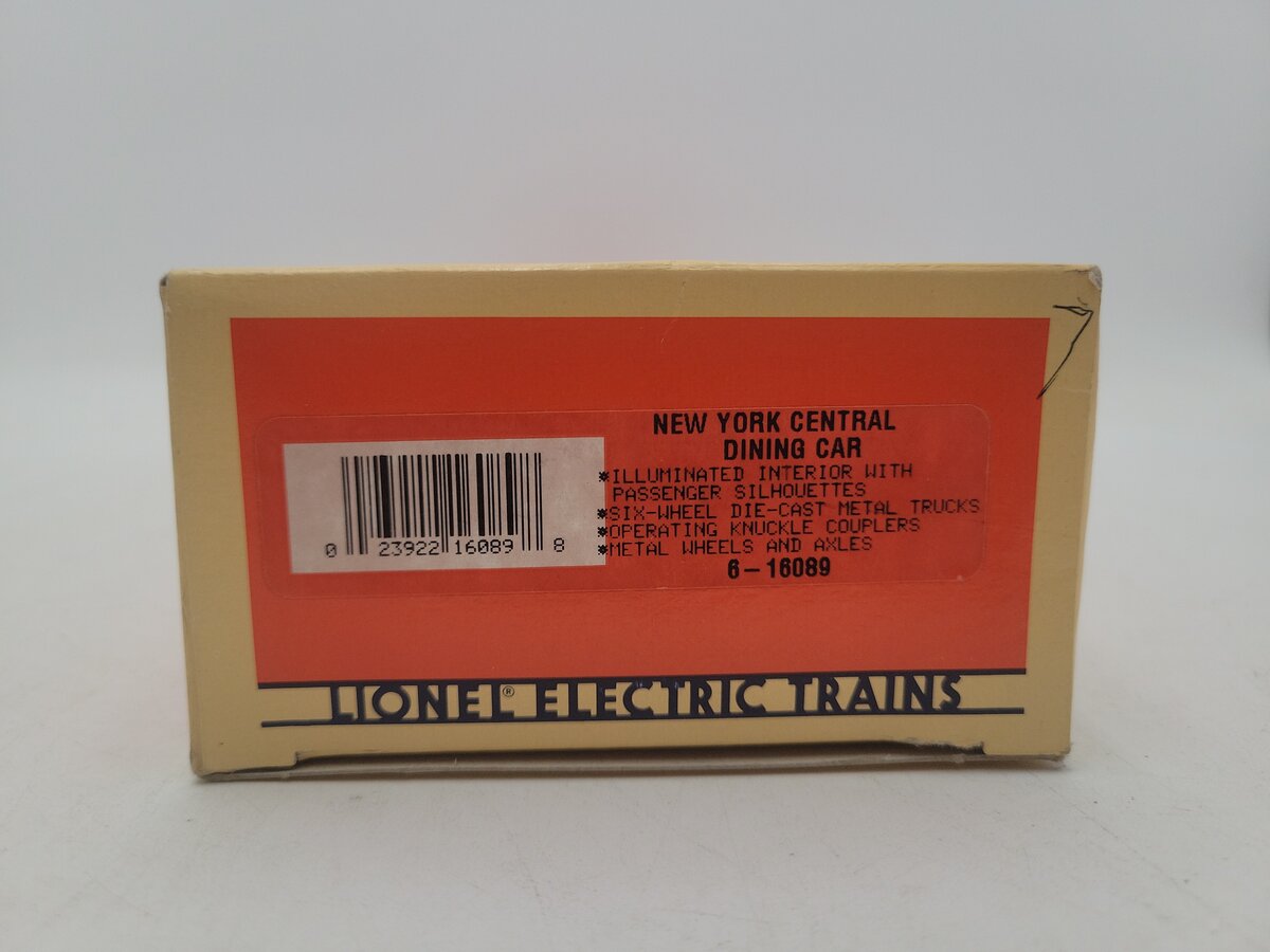 Lionel 6-16089 O Gauge New York Central 