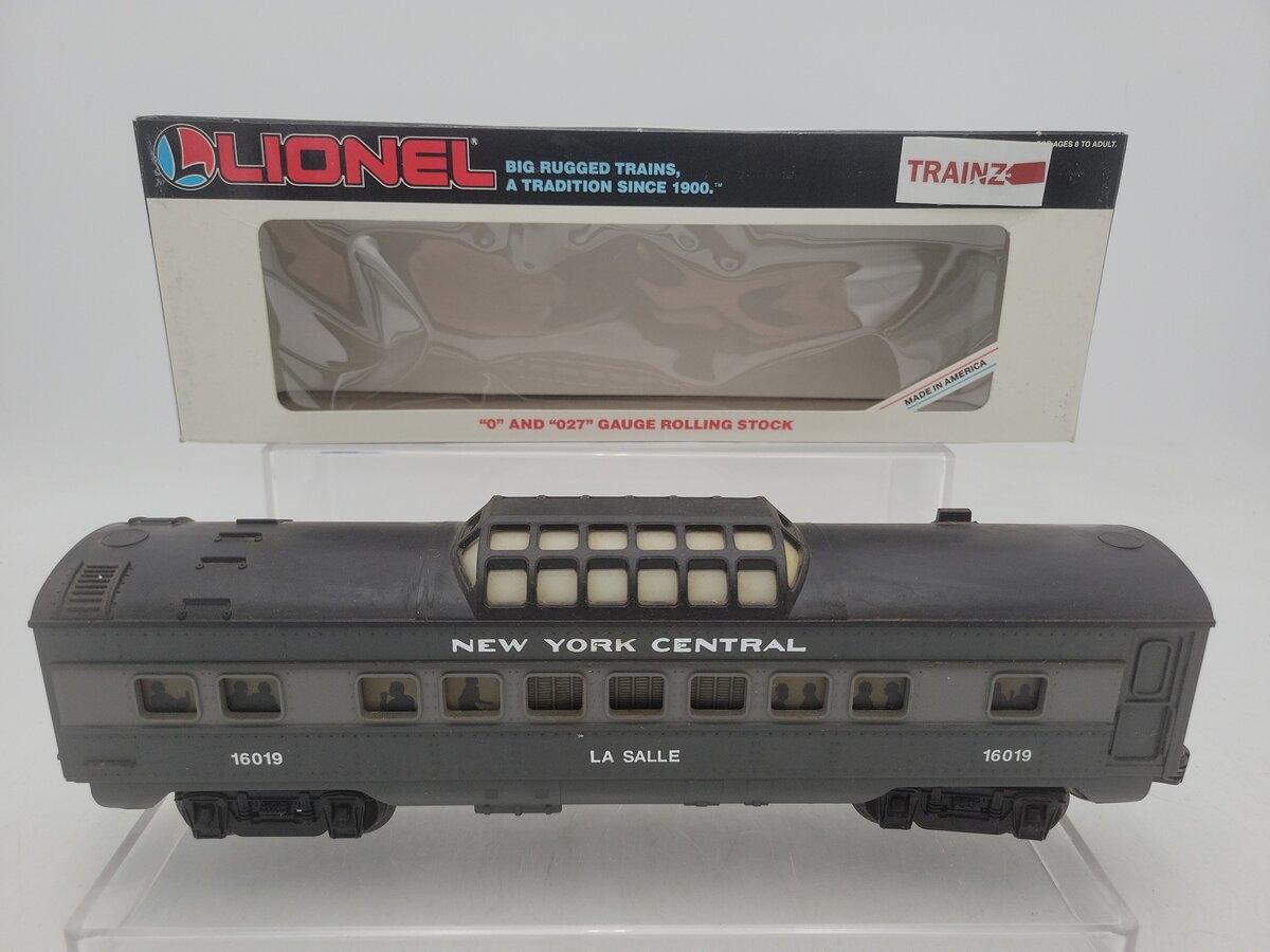 Lionel 6-16019 O Gauge New York Central "La Salle" Vista Dome Passenger Car VG/Box
