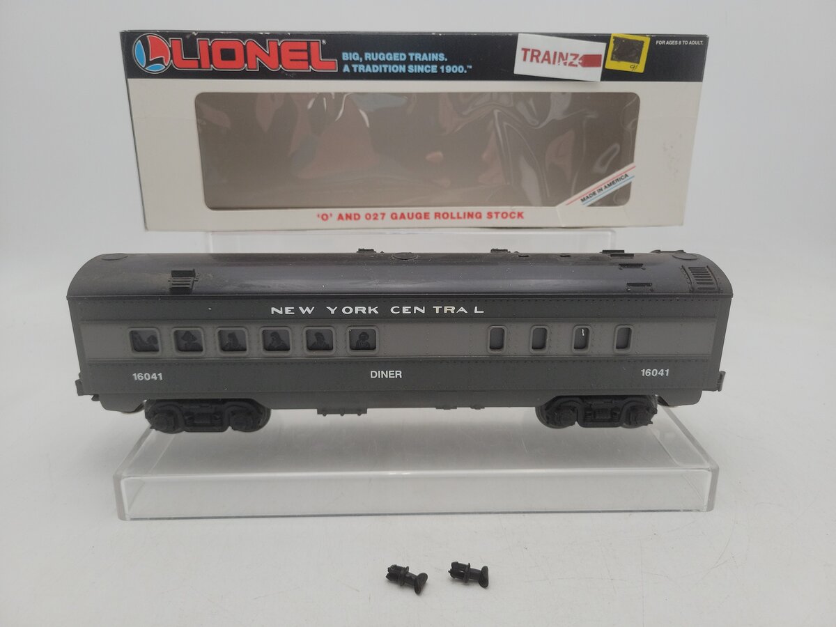 Lionel 6-16041 O / O27 Gauge New York Central W/Interior Illuminated Dining Car EX/Box