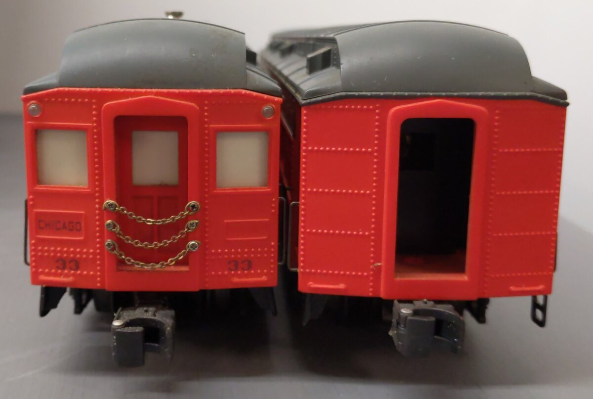 K-Line K2701A O Gauge CSS&SB Interurban Rail Car Set EX/Box