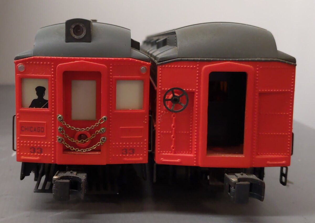 K-Line K2701A O Gauge CSS&SB Interurban Rail Car Set EX/Box