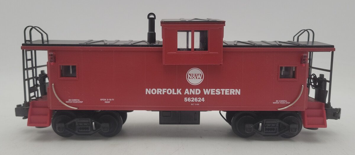 MTH 20-9103 O Norfolk and Western Extended Vision Caboose #562624 EX/Box