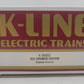 K-Line K90001 O Gauge KCC Premier Classic Boxcar VG/Box