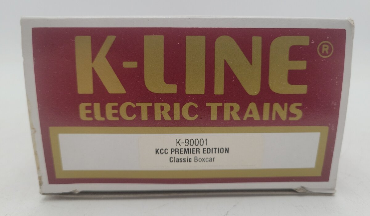 K-Line K90001 O Gauge KCC Premier Classic Boxcar VG/Box