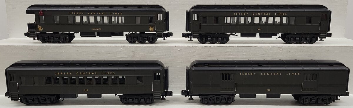 MTH 30-6258 O Gauge Jersey Central O-27 Madison Passenger Car Set (Set of 4) VG
