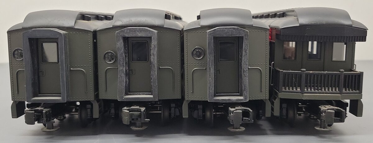 MTH 30-6258 O Gauge Jersey Central O-27 Madison Passenger Car Set (Set of 4) VG