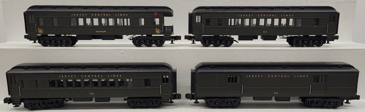 MTH 30-6258 O Gauge Jersey Central O-27 Madison Passenger Car Set (Set of 4) VG
