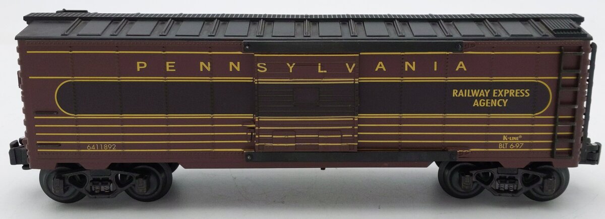 K-Line K641-1892 O Gauge Pennsylvania Railroad Express Boxcar EX