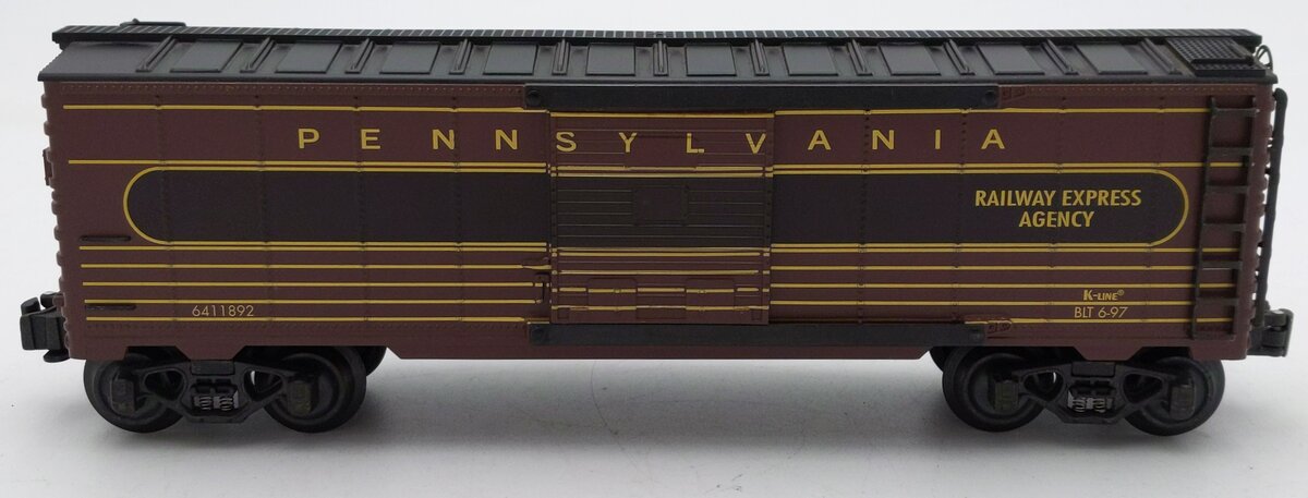K-Line K641-1892 O Gauge Pennsylvania Railroad Express Boxcar EX