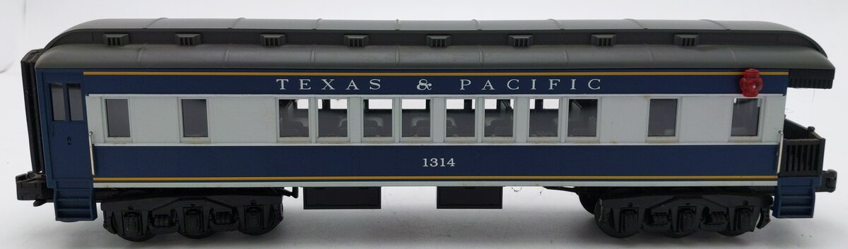 MTH 30-6223 O Gauge Texas & Pacific Madison Observation Car #1314 EX