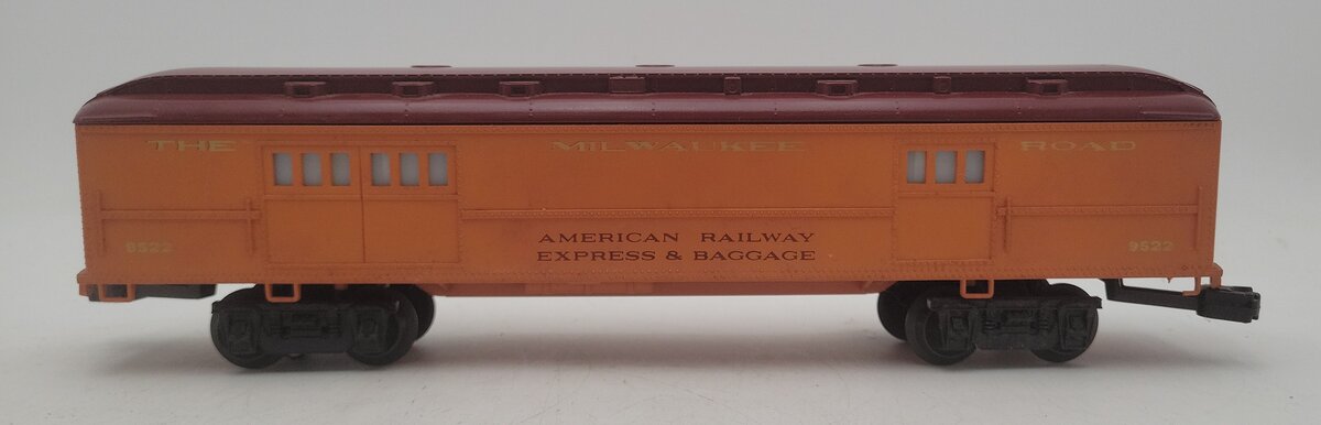 Lionel 6-9522 O Gauge Milwaukee Road Baggage Car #9522 EX