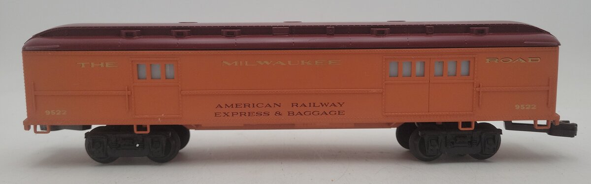 Lionel 6-9522 O Gauge Milwaukee Road Baggage Car #9522 EX