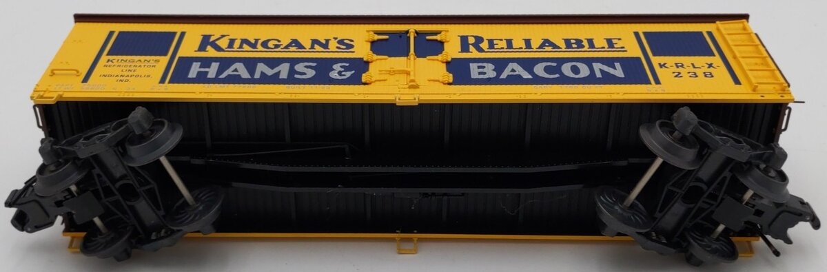K-Line K742-8025 O Gauge Kingan's Reliable Wood-Sided Reefer Car #238 ...