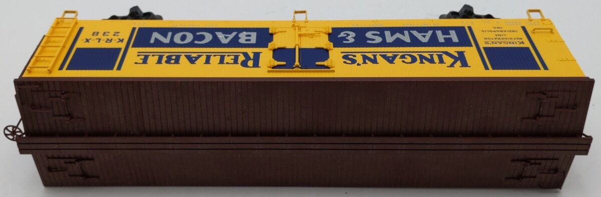 K-Line K742-8025 O Gauge Kingan's Reliable Wood-Sided Reefer Car #238 ...