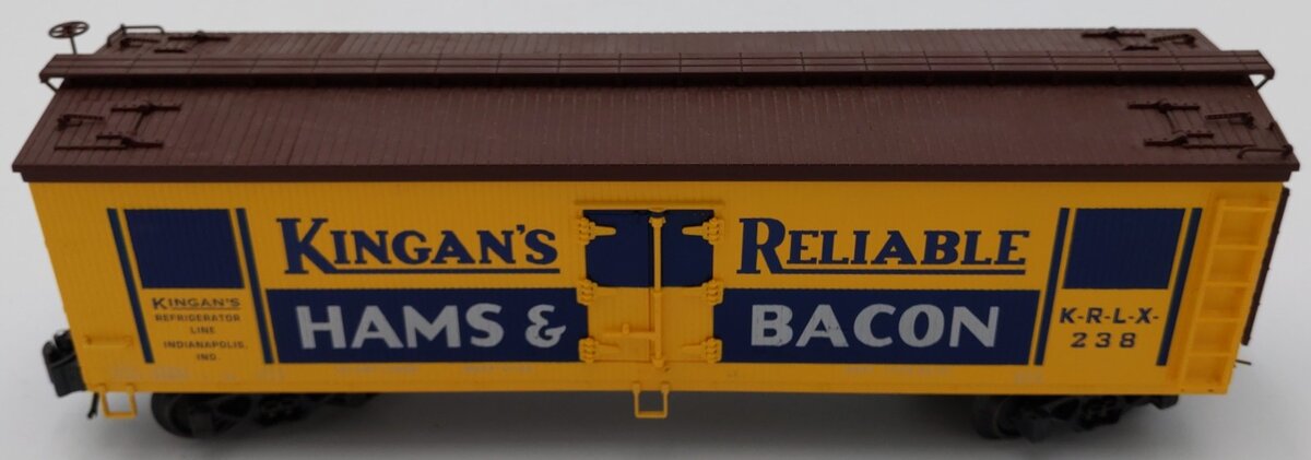 K-Line K742-8025 O Gauge Kingan's Reliable Wood-Sided Reefer Car #238 ...
