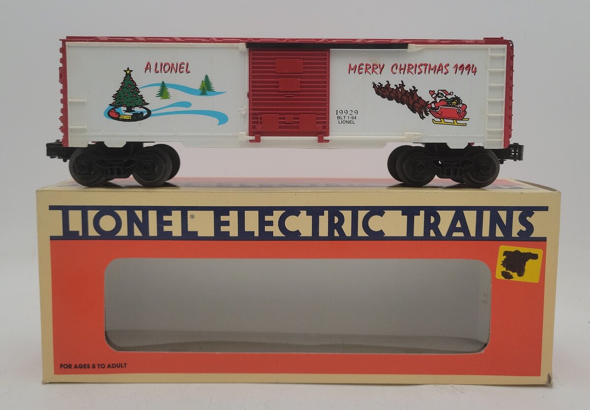 Lionel 6-19929 O Gauge 1994 Christmas Boxcar EX/Box
