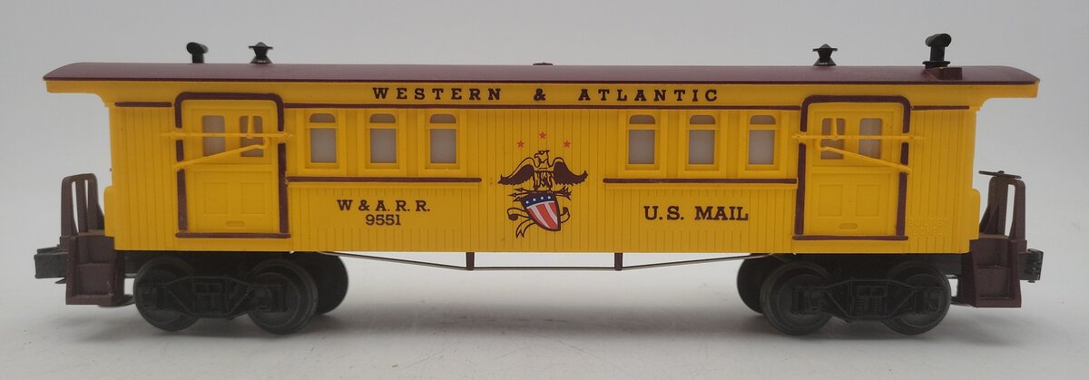 Lionel 6-9551 O Gauge W&ARR US Mail/Baggage Car #9551 EX/Box