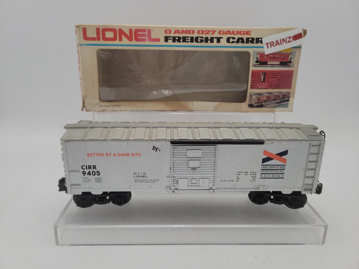 Lionel 6-9405 O Gauge Chattahoochee Industrial RR Boxcar #9405 VG/Box