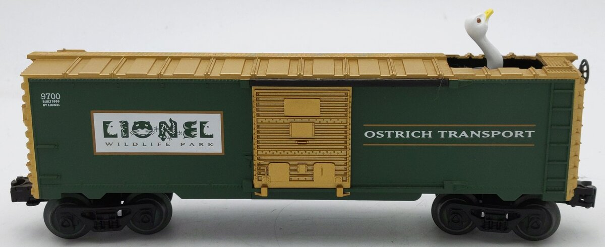 Lionel 6-19864 O Gauge Operating Bobbing Ostrich Car #9700 EX