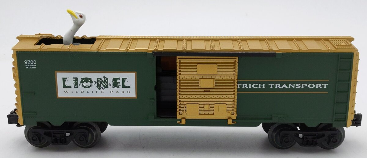 Lionel 6-19864 O Gauge Operating Bobbing Ostrich Car #9700 EX