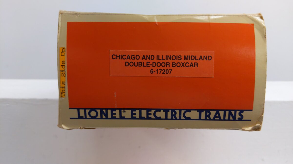 Lionel 6-17207 O Gauge Chicago & Illinois Midland Double Door Boxcar #17207 EX/Box