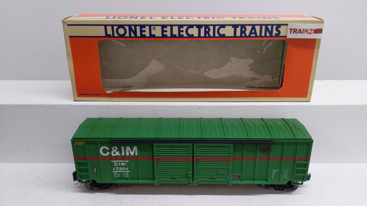 Lionel 6-17207 O Gauge Chicago & Illinois Midland Double Door Boxcar #17207 EX/Box