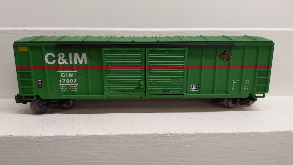 Lionel 6-17207 O Gauge Chicago & Illinois Midland Double Door Boxcar #17207 EX/Box