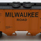 MTH 20-97109 O Gauge Milwaukee Road PS-2 Hopper Car #52495 EX