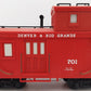 Lionel 8-87701 D&RG 701 Caboose EX