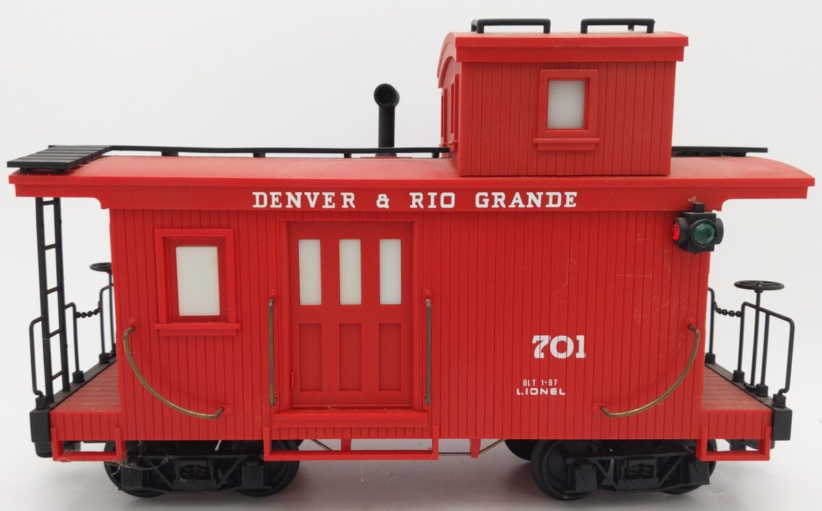 Lionel 8-87701 D&RG 701 Caboose EX