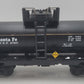 Lionel 8-87601 G Scale Santa Fe Single Dome Tank Car VG