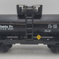 Lionel 8-87601 G Scale Santa Fe Single Dome Tank Car VG