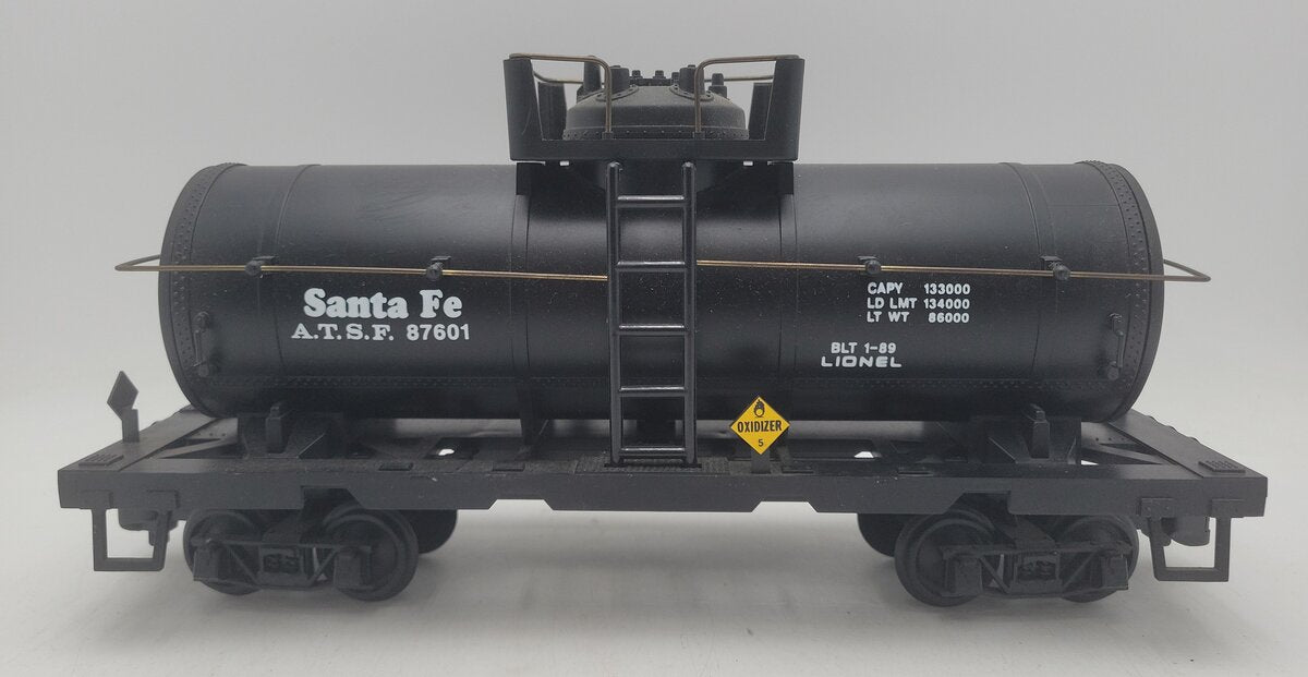 Lionel 8-87601 G Scale Santa Fe Single Dome Tank Car VG
