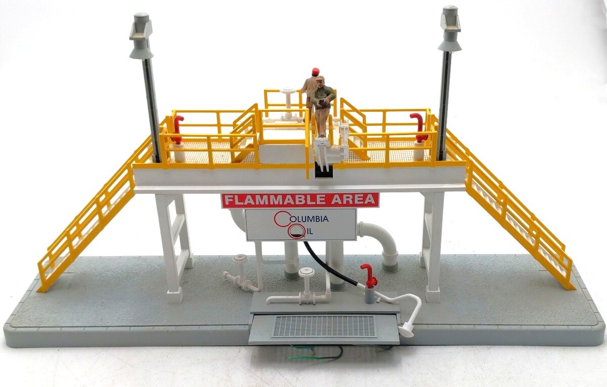 MTH 30-9117 O Gauge Columbia Oil Storage Station EX