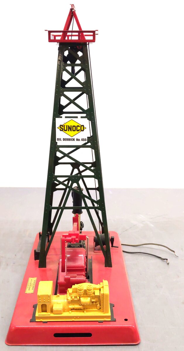 MTH 30-9027 O Gauge 455 Operating Oil Derrick EX