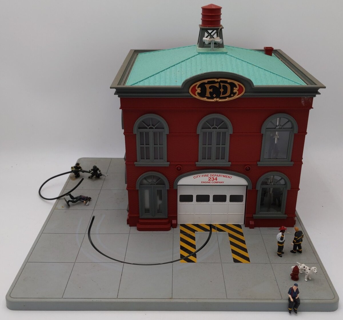 MTH 30-9102 O Gauge Operating Firehouse VG