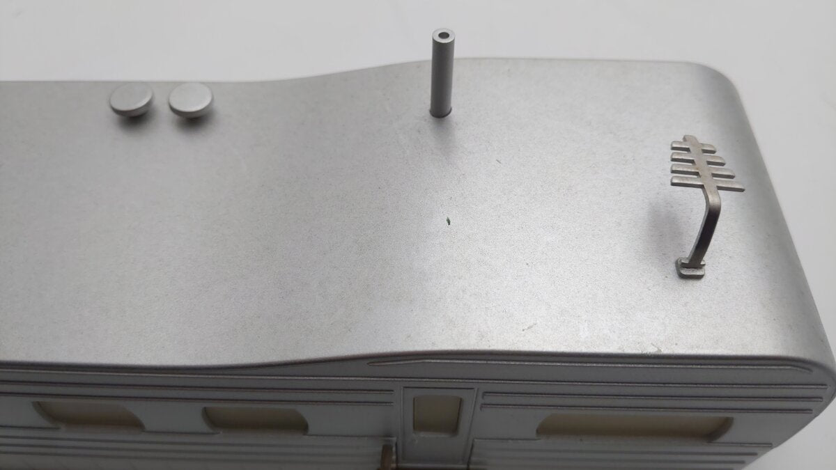 MTH 30-90530 O Gauge Stainless Mobil Home - Stainless EX