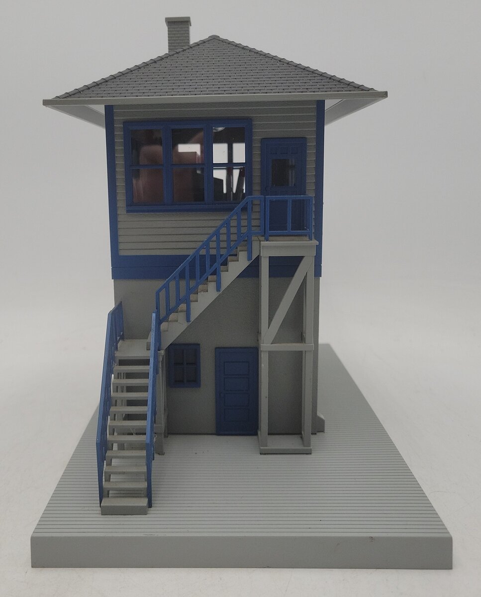 MTH 30-9011 O Gauge Gray & Blue Switch Tower EX