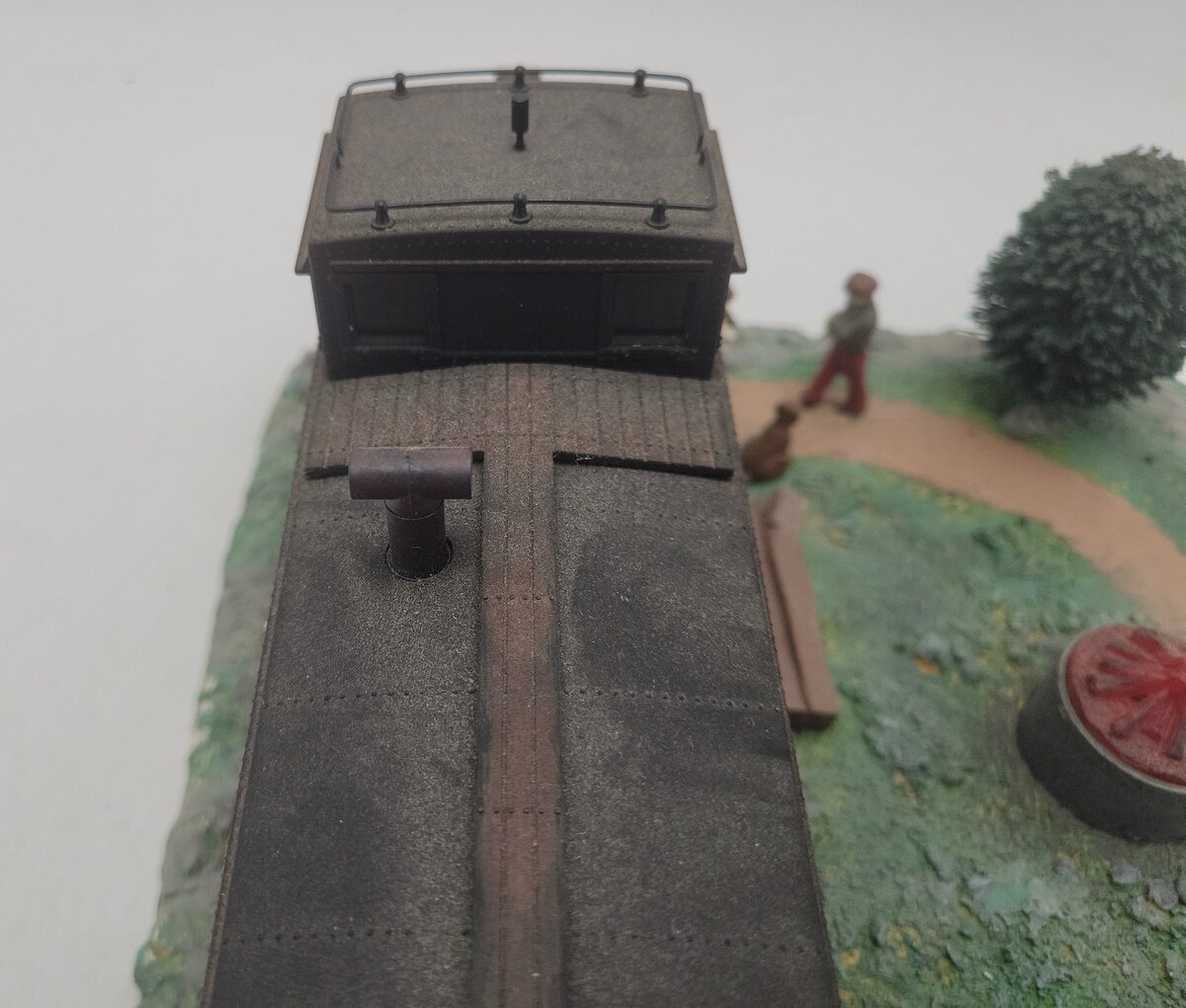 K-Line K42401 O NYC New York Central Caboose Yard Office Scene VG