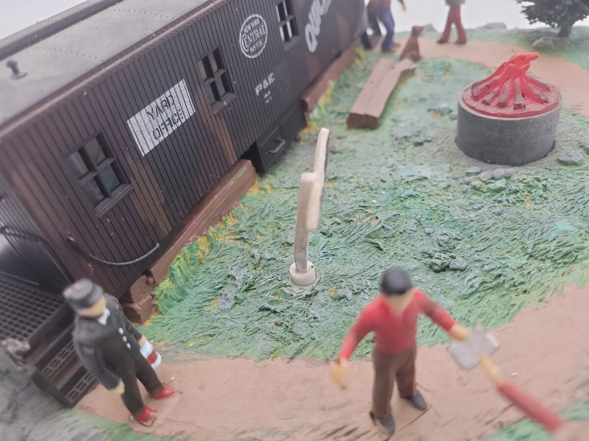 K-Line K42401 O NYC New York Central Caboose Yard Office Scene VG