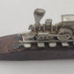 Real Alaskan Railroad Spike w/ Metal Steam Train VG