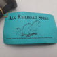 Real Alaskan Railroad Spike w/ Metal Steam Train VG