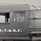 Lionel 8-85103 G Scale AT&SF 4-4-2 Steam Locomotive & Tender VG