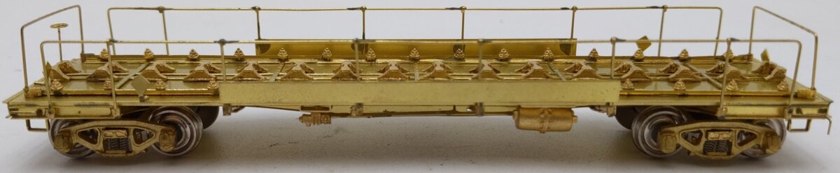 FM Models HO Scale BRASS ACF Chlorine Tank Flatcar - Unpainted EX/Box