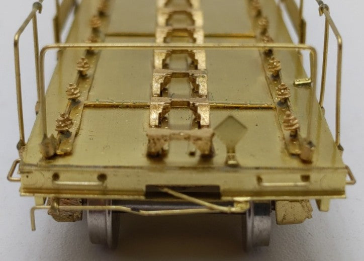 FM Models HO Scale BRASS ACF Chlorine Tank Flatcar - Unpainted EX/Box