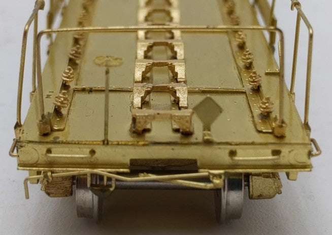FM Models HO Scale BRASS ACF Chlorine Tank Flatcar - Unpainted EX/Box