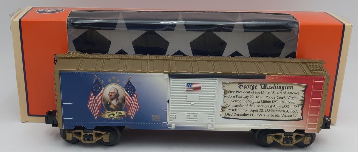 Lionel 6-39337 O Gauge George Washington Boxcar EX/Box