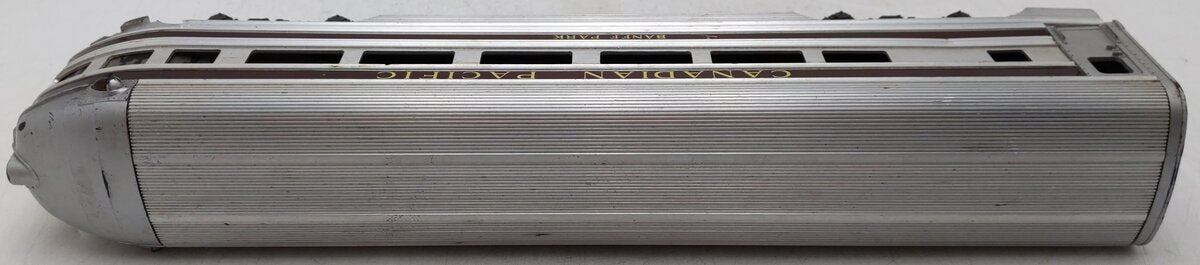 Lionel 2551 Vintage O Canadian Pacific Banff Park Aluminum Observation Car VG