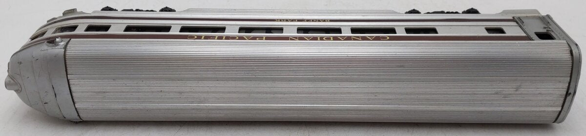 Lionel 2551 Vintage O Canadian Pacific Banff Park Aluminum Observation Car VG
